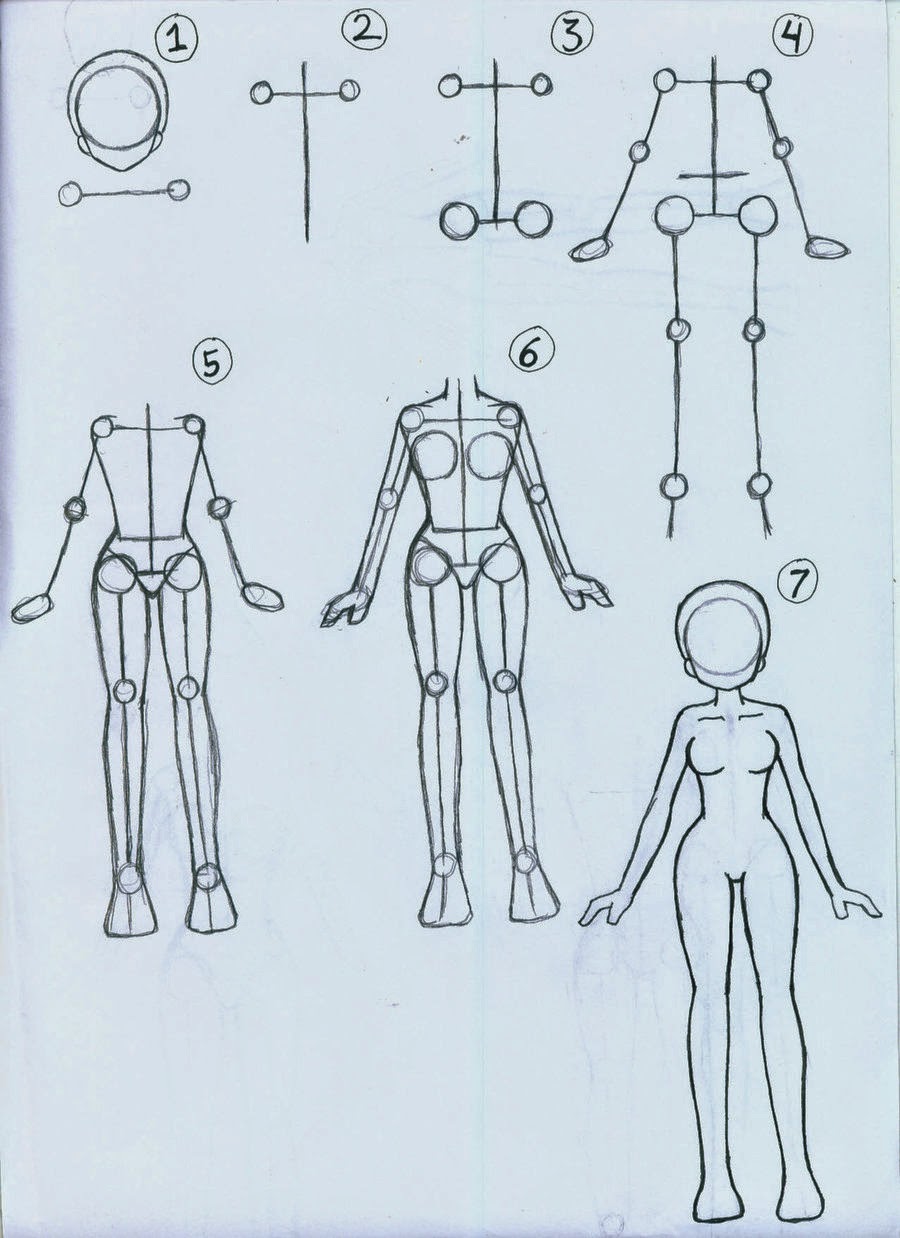 Как нарисовать часть тела человека поэтапно