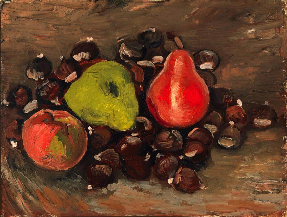 Винсент Ван Гог - Натюрморт с фруктами и каштанами