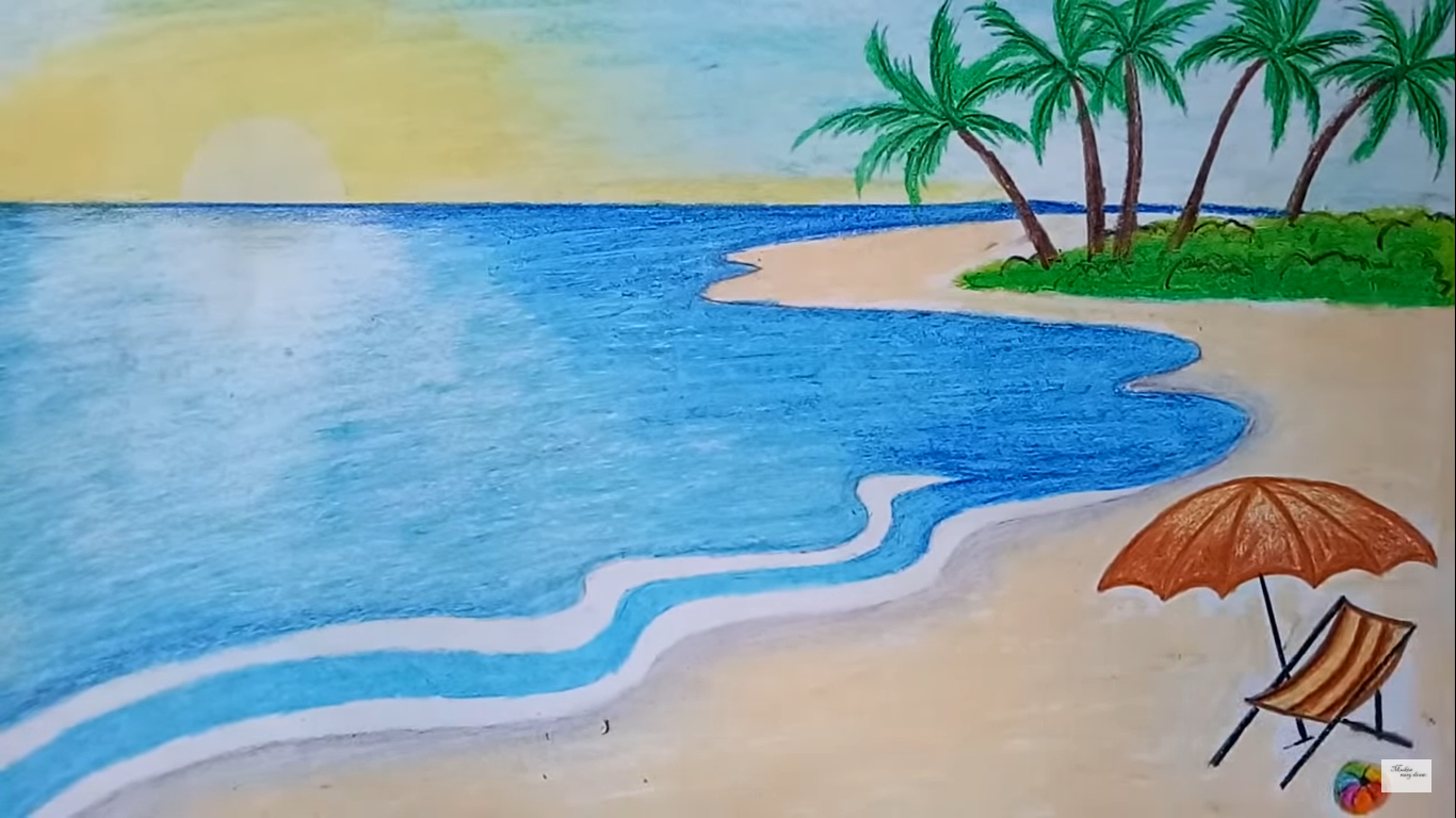 Рисунок на тему море