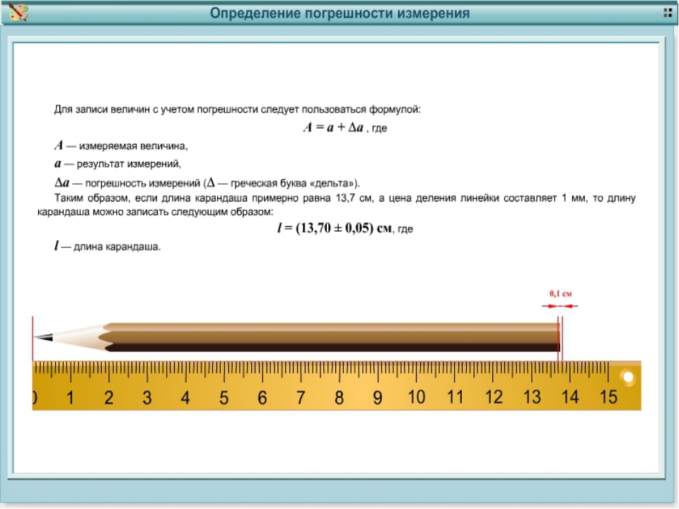 Определить цену деления линейки 15 см. Измерение длины линейкой. Измерение длины с помощью линейки. Измерение длины карандаша. Точность измерения линейки.