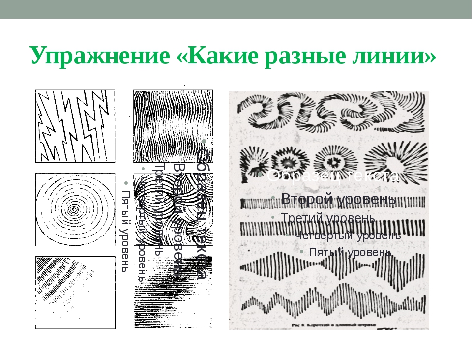 Значение линий в рисунке. Различные виды линий. Упражнения на характер линий. Линия Графическое упражнение. Графические упражнения по рисунку.