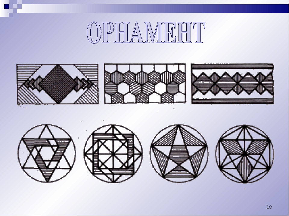 Геометрия в орнаменте проект