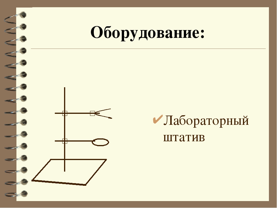 Штатив лабораторный химический рисунок