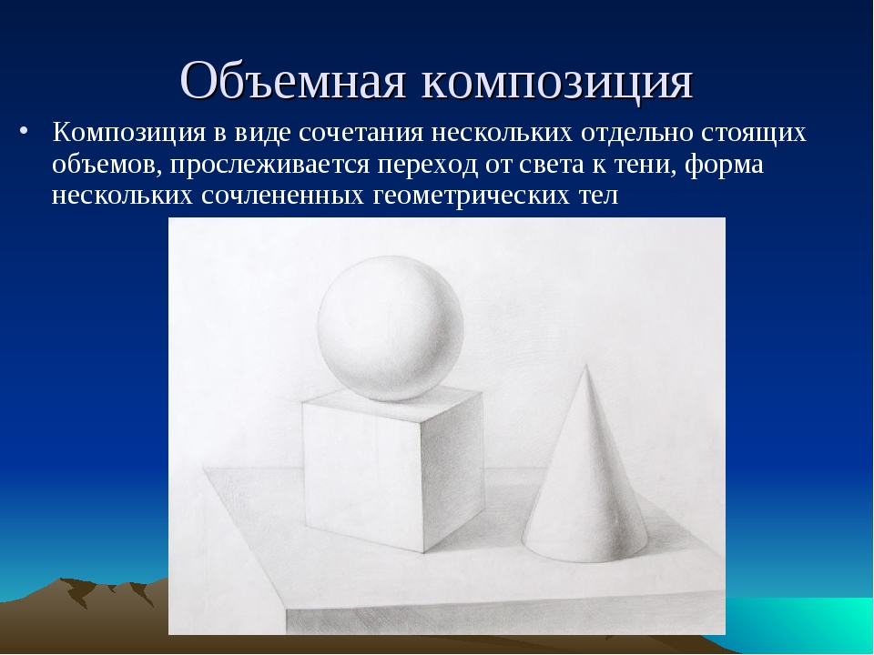 От плоскостного изображения к объемному макету презентация. Типы пространственной композиции. Типы объемной композиции. Характеристика объемной композиции. Типы объемно-пространственной композиции.