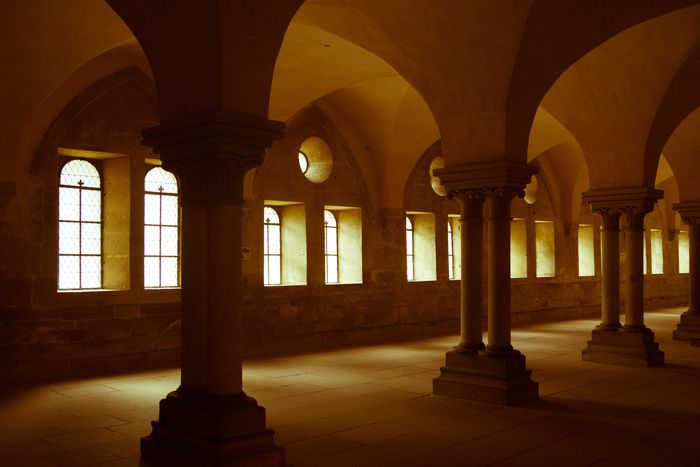 Photo of arches on a hallway
