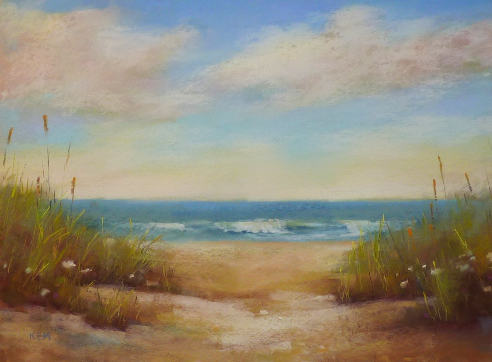 Светлая картина. Карен Маргулис живопись дюны море. Пейзаж в пастельных тонах. Морской пейзаж в пастельных тонах. Пейзаж в пастельных тонах маслом.