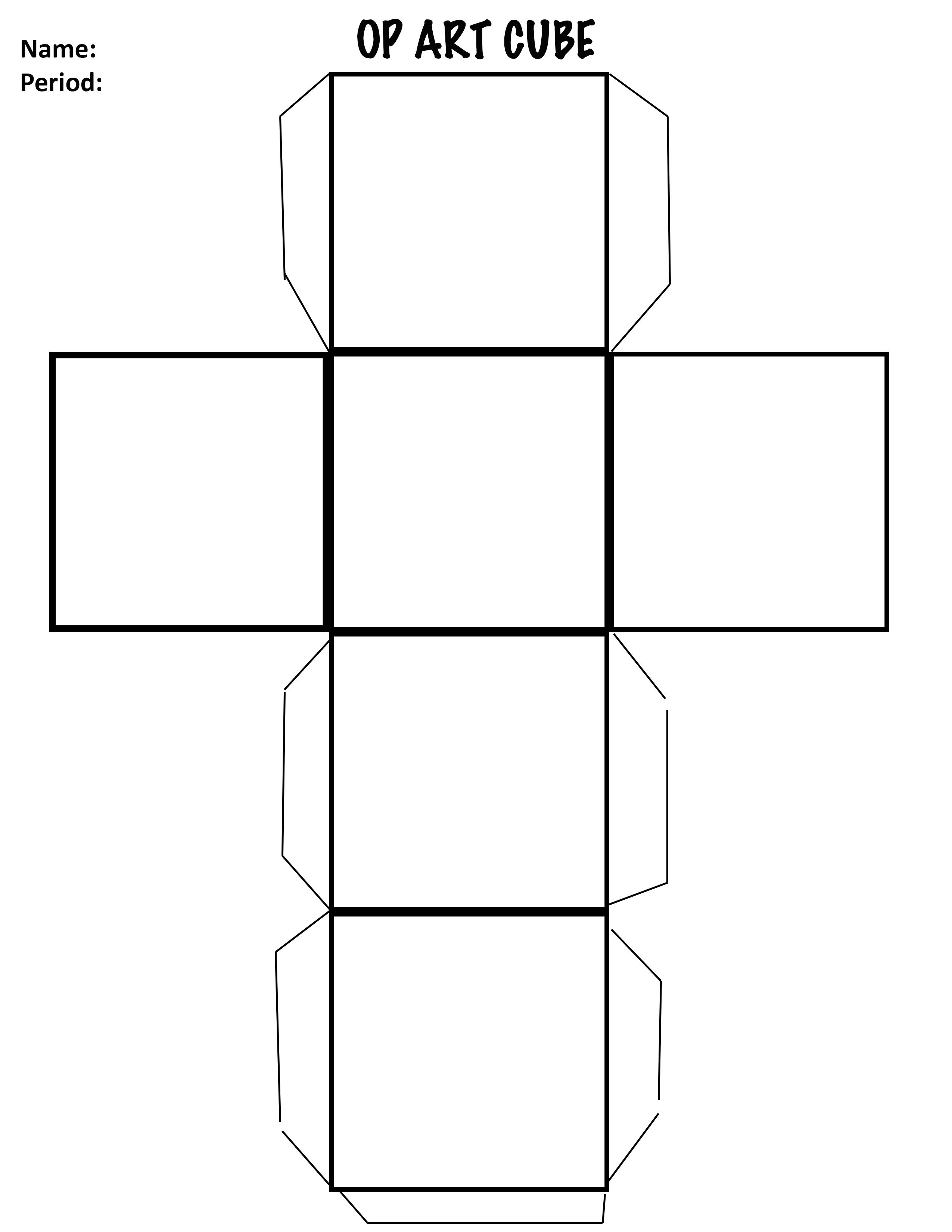Как сделать объемный квадрат из бумаги схема