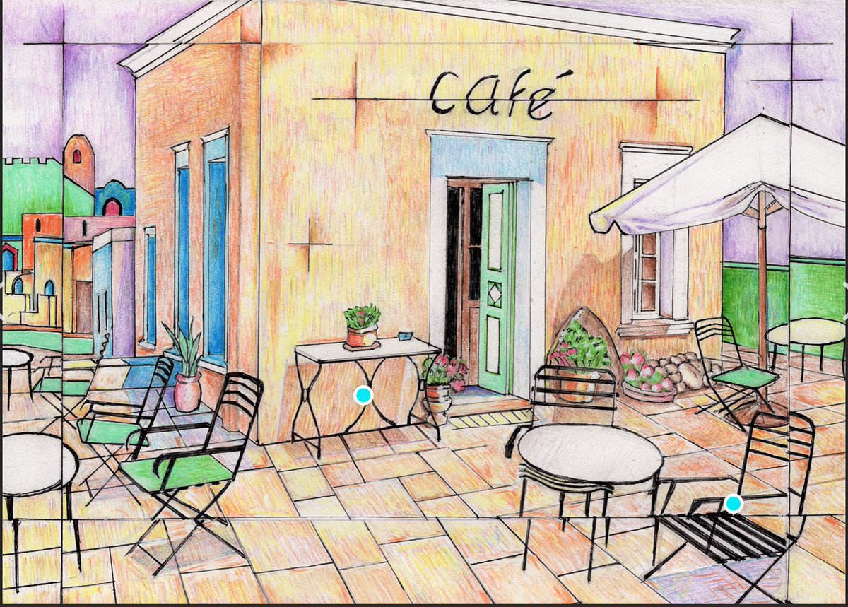Кафе иллюстрация