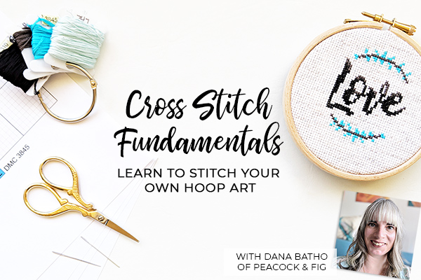 Cross stitch fundamentals stitching class