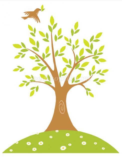 Картинка ствол дерева для детей (7)