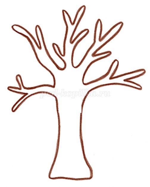 Картинка ствол дерева для детей (8)