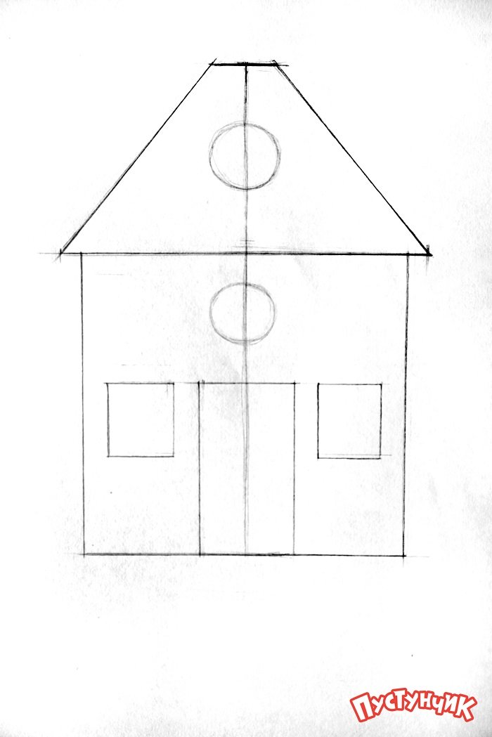 Як намалювати казковий будинок - фото 8