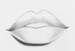 how to draw realistic lips 7