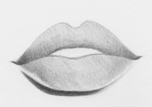 how to draw easy lips step by step 8