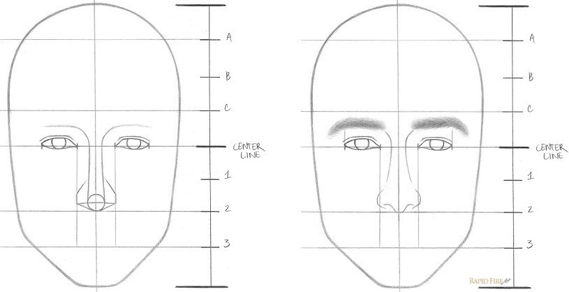 How to draw a face Step 5