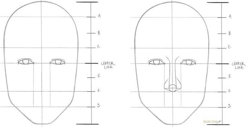 How to draw faces Step 4