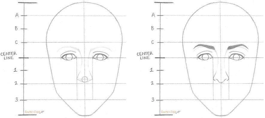 How to Draw a Female Face Step 5
