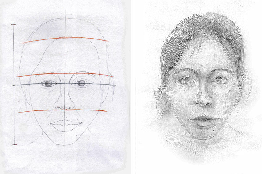 Рассматривая два снимка или портрета одного человека. Лицо человека карандашом. Поэтапное рисование портрета. Поэтапное рисование портрета человека карандашом. Пропорции рисования портрета.