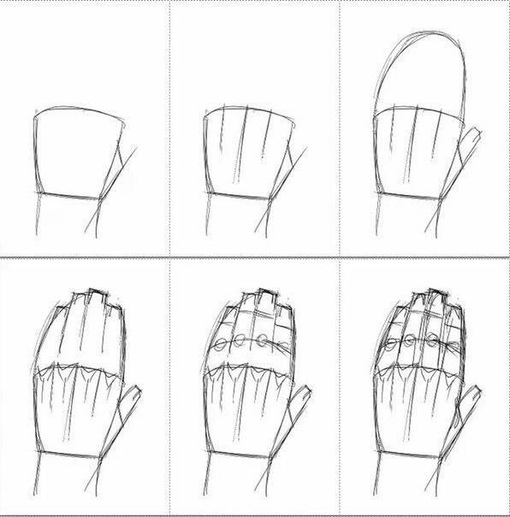 Как нарисовать руку уэнсдей