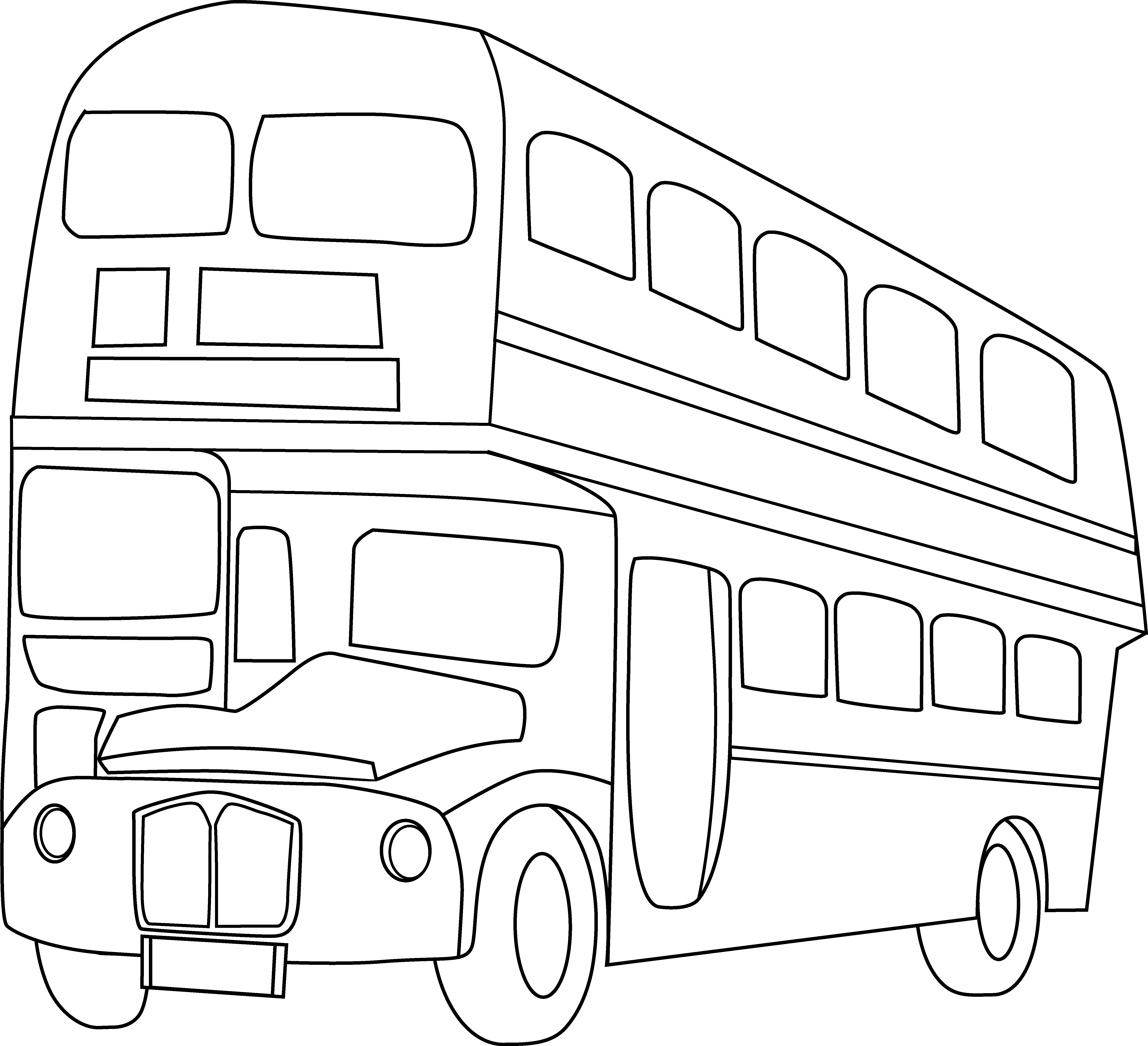 Автобус нарисовать легко