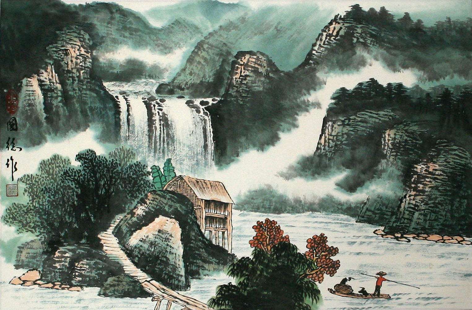 Китайская живопись Гуйлинь